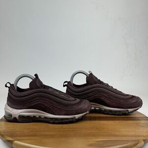Womens Nike Air Max 97‎ SE Burgundy Crush Athletic Training Sneakers Size 6.5 M